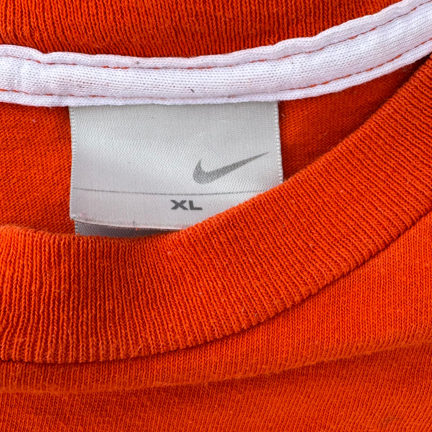 Orange Nike Mini Swoosh Tee