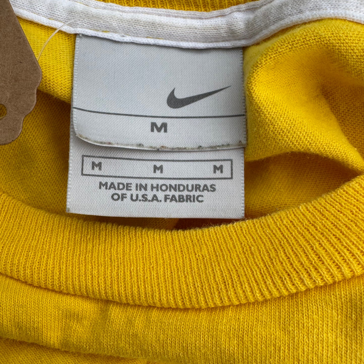 Yellow Nike Mini Swoosh Tee