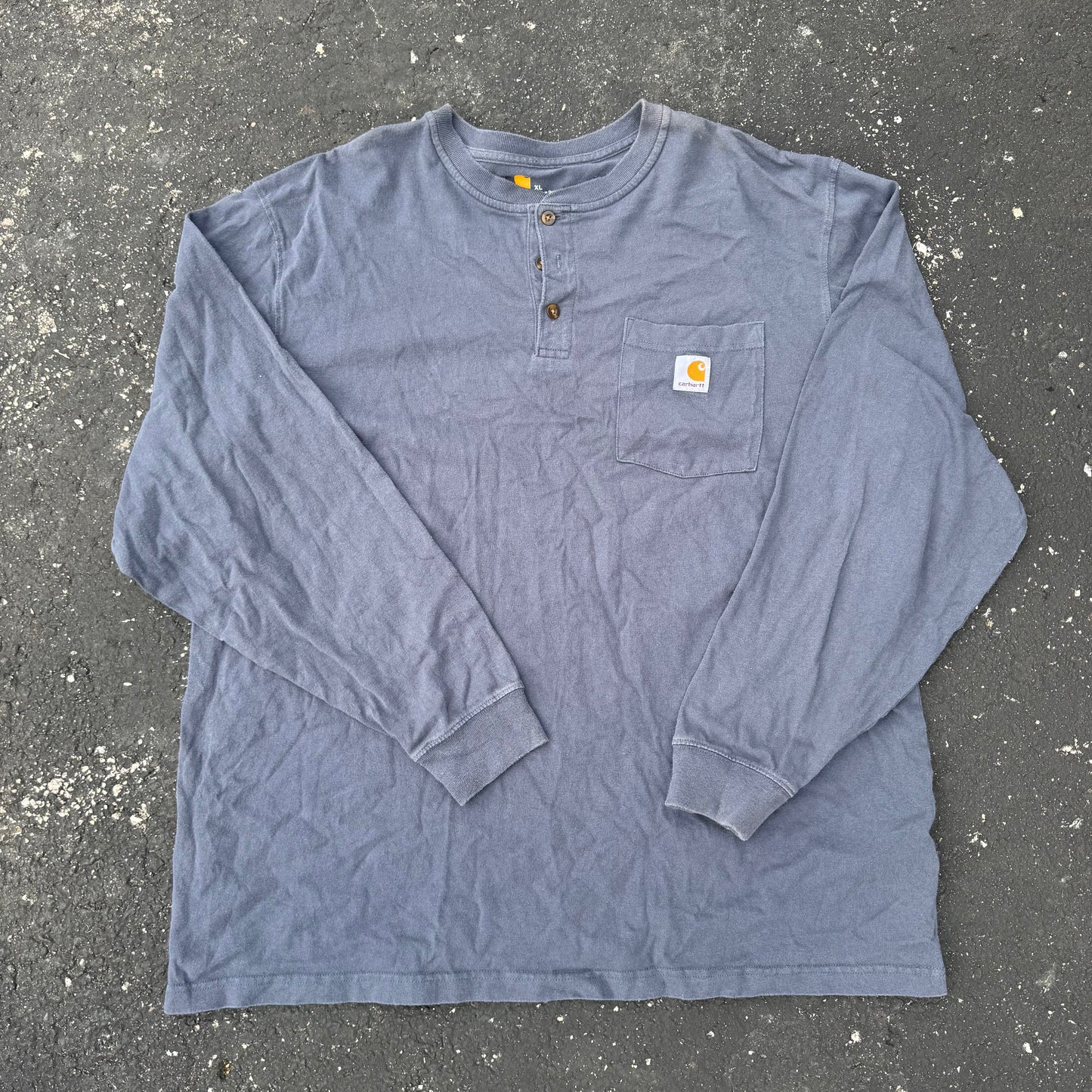 Blue Carhartt Long Sleeve Shirt