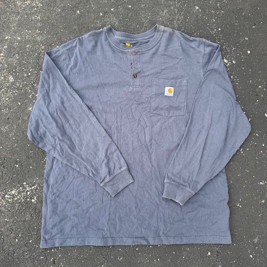 Blue Carhartt Long Sleeve Shirt