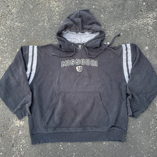 Black Missouri Spell-out Hoodie